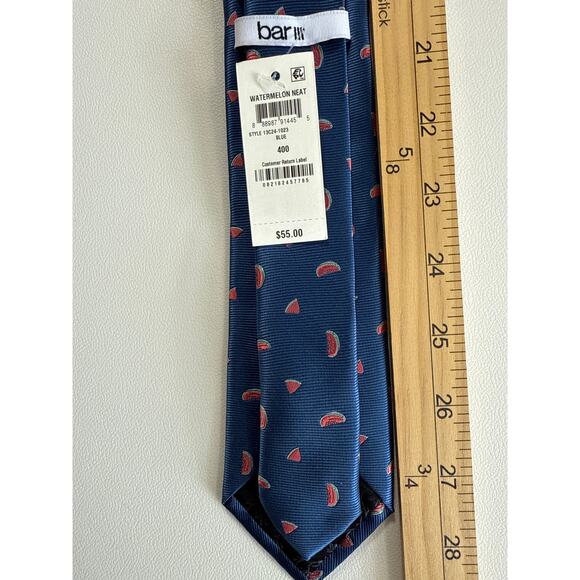 BARIII Navy Blue Pink Watermelon Slice Tie | NWT - Picture 5 of 6